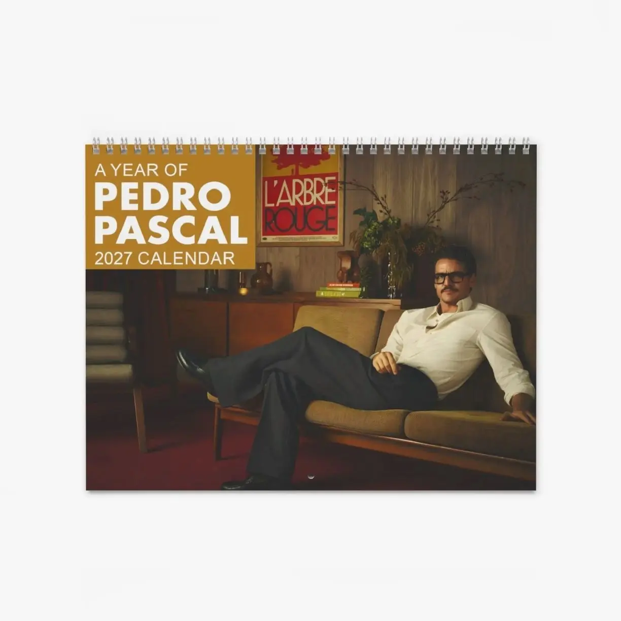 New Pedro Pascal 2027 Calendar, Gift For Fans, 2027 Calendar For Fans