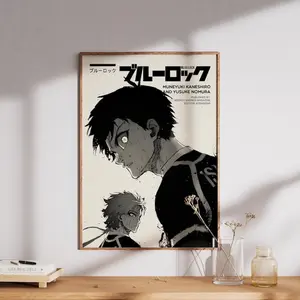The Stricker Collection – Blue-Lock Isagi And Kaiser Anime Poster Print