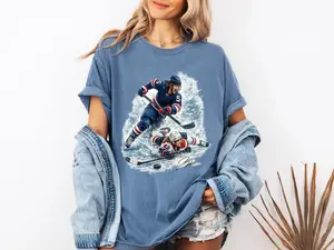 Megan Keller Shirt – Women's Vintage Hockey Tee & Hilary Knight Unisex Cotton T-Shirt – USA Hockey Apparel