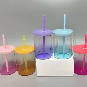 Custom - 17oz Glass Jelly Ombre Mug