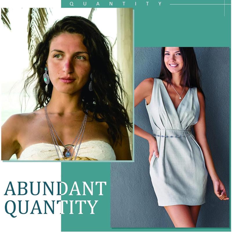 Bohemian Turquoise  for Women Men Western Turquoise Set Western Adjustable Belt Rings and Necklace  Turquoise Drop Earrings Bracelet Western Boho Turquoise  for Women