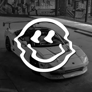 Smiling Face Stickers，Brighten Up Your Car with a cute & funny Cartoon Twisted Smiling Face Sticker! for your car décor