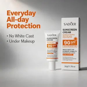 Daily SPF90+ Face & Body Sunscreen | Non-greasy No White Cast | Perfect Under Makeup