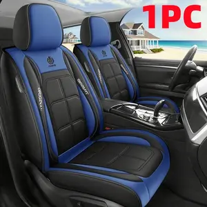 Premium PU Leather Car Seat Cover 1PC New Model Waterproof Wear-Resistant Front Single Seat Muscle Cover Soft Comfortable All Seasons Fully Wrapped Cushion