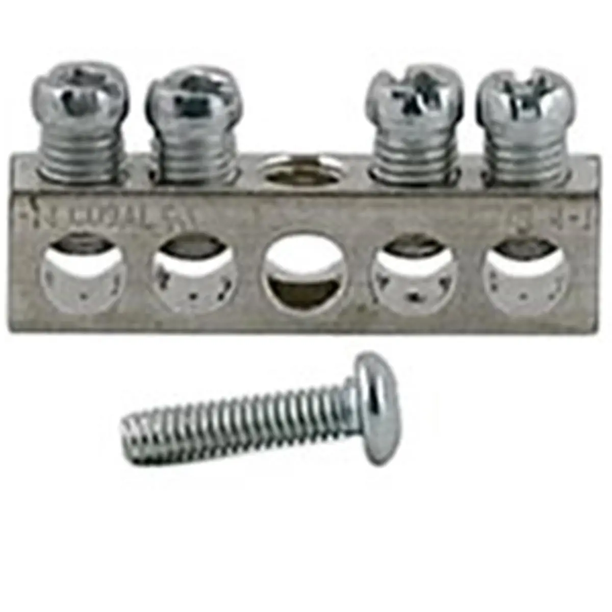 212 MAIN Square D By Schneider Electric PK4GTACP 4-Space Grounding Bar, Aluminum Large Appliance Part & Accessory