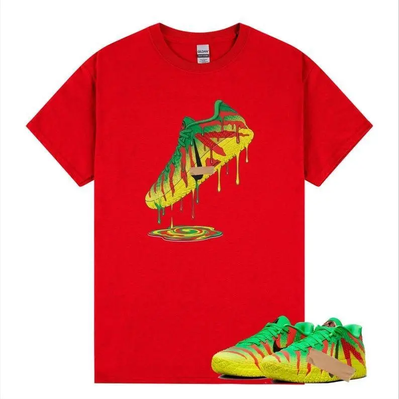Ja 3 Jurassic Park Explorer T-Shirt EP Green Spark Black University Red Dynamic Yellow Dripping Shoe Graphic Tee, Shirt To Match sneaker Streetwear Graphic Shirt Men Women