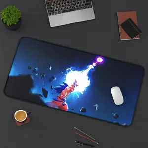 Gokuu VS Vegetaa Desk Mat: Anime Gamer Office Decor