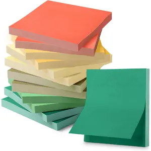 - Sticky Notes, 3"x3", 12 Pads, 600 Sheets, Retro Colors, Sticky Notes Bulk, Self-Stick Note Pads,  for Office, School, , Study & Organization