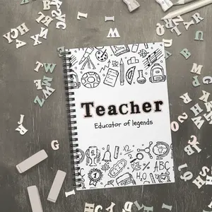 Educator of Legends Spiral Notebook | Teacher Gift | Back to School Journal | Student Stationery
