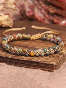 Bohemian Vintage Multicolor Stone Bead Bracelet, Spiritual Protection & Meditation Jewelry, Women's Charm, Natural Love Gift for Friends and Family