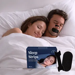 Mouth Tape(40 Mouth Strips& 10 Nasal Strips) - Mouth Tape for Sleep - Nose Tapes improve nasal breathing- Skin Care Strips- Gentle on Skin- Beauty Sleeping Aid