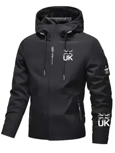 Men/women Outdoor Fleece Jacket, Windproof Waterproof Hooded Design, Multiple Pockets, All-Season Commute Hiking Versatile Outerwear