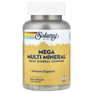 Solaray Mega Multi Mineral™, 100 Capsules