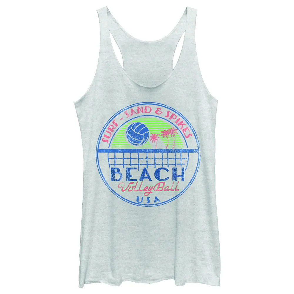 Women's Lost Gods Beach Volleyball USA Racerback Tank Top