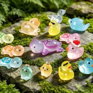 50/100PC Mysterious Resin Animals, Mini Cartoons, Small Cute Animal Models,Creative Desktop Home Decor Suitable For Dollhouse Decoration, Miniature Gardens And Perfect Gift Idea