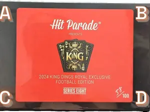 Hit Parade Royal Football Edition!! A,B,C,D Football Card Break!