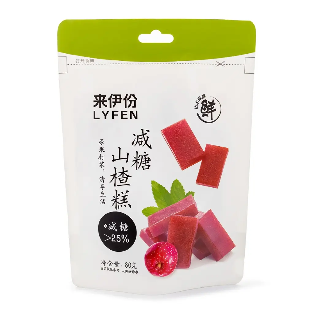 LYFEN Hawthorn Cake, Reduced Sugar 80 g LYFEN Hawthorn Cake, Reduced Sugar 80 g
