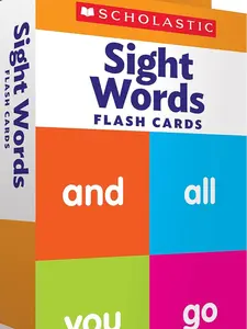 Scholastic Sight Words Flash Cards - 54 Double-Sided Cards for Grades PK-3 - First 100 Fry List Words - Vibrant Colors & Engaging Activities