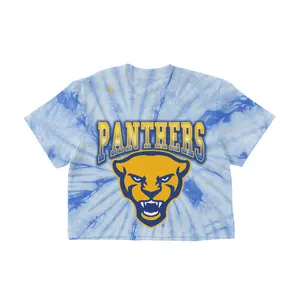 Pittsburgh Panthers Tie Dye Team Crop Top