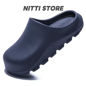 New style women's waterproof and versatile slippers, thick-soled and anti-slip outdoor EVA slippers