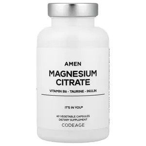 Codeage Amen Magnesium Citrate, 60 Vegetable Capsules