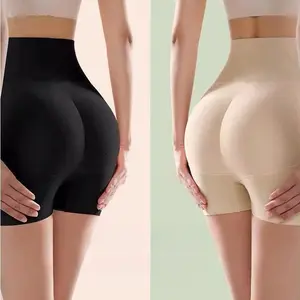 Women 3D Butt Padded Boyshorts, Seamless Hip Lifting Enhancer Shaper, Abdominal Control Full Coverage Shaping Underwear, Lightweight Breathable Daily Wear Shapewear