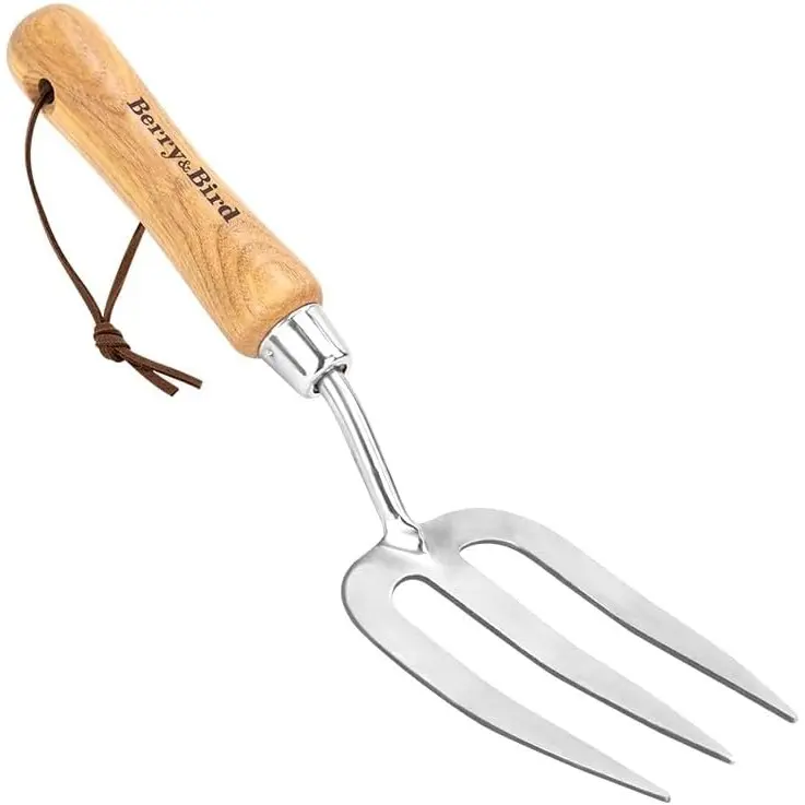 Gardening Hand Fork, Stainless Steel Hand Weed Fork