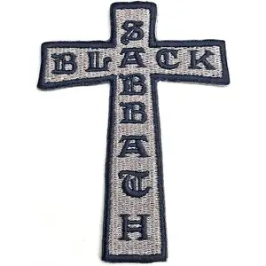 Black Sabbath - Cross Iron On Woven Patch
