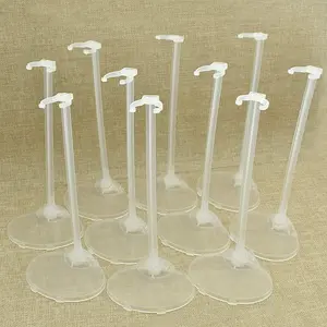 10pcs Transparent Stand Support for Dolls Mini Display Holder