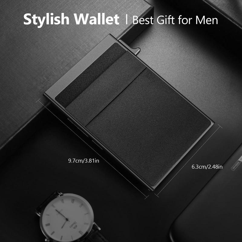 Men's Minimalist Casual Simple Slim Cardholder, Business - style Card Wallet for Men, Portable Solid Multi - card Carrier for Office & Everyday Use