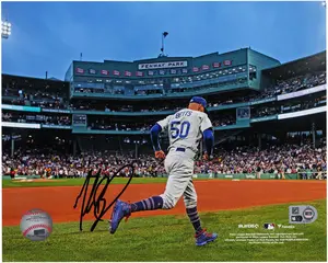 Mookie Betts Los Angeles Dodgers Autographed 8" x 10" at Fenway Park Photograph - Fanatics Authentic Certified