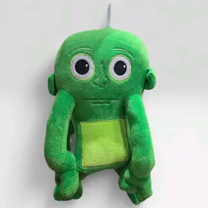 Soft Plush Character Figure – Green Decorative Plush Character