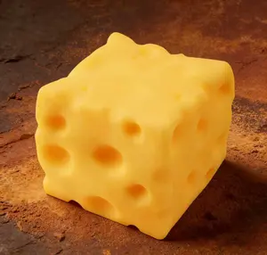 New Square Cheese Fidget Toy, Ultra Soft Slow Rising Sensory Toy, Cute Stress Relief Squishy for Young Adults, Trendy Decompression Gift Idea