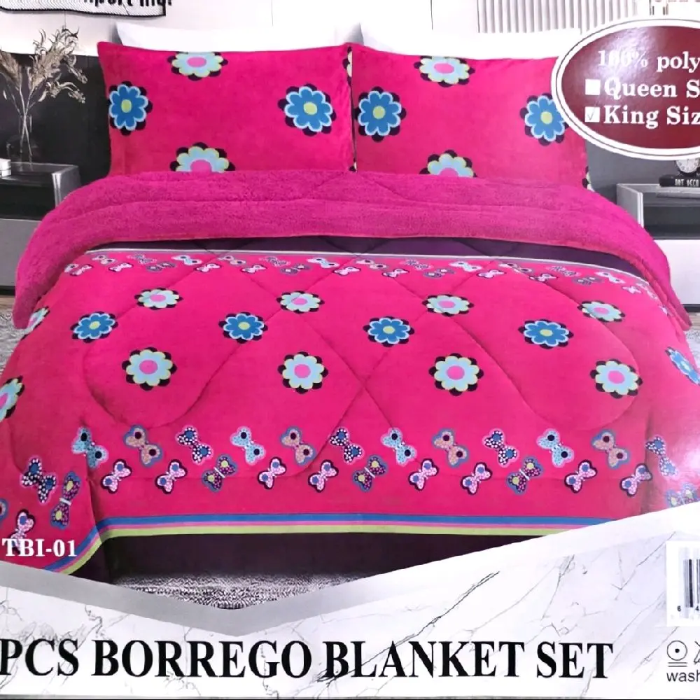 Borrego Blanket, 3-Piece King-Size Set
