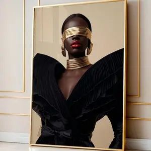 Black Woman Art, Urban Wall Art, Black Art Prints, Black Girl Wall Art, Afro Fashion Artwork,