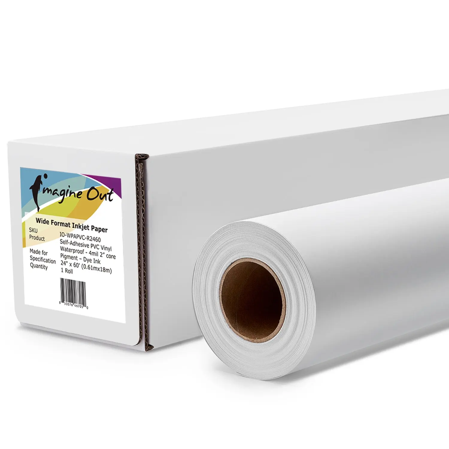Imagine Out Self-Adhesive PVC Vinyl, Waterproof 6mil – Pigment & Dye Ink