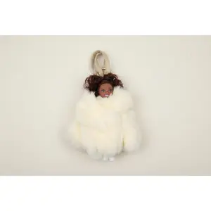 Kelli Dolls: Luxury Collectible Doll Bag Charm - Ermine