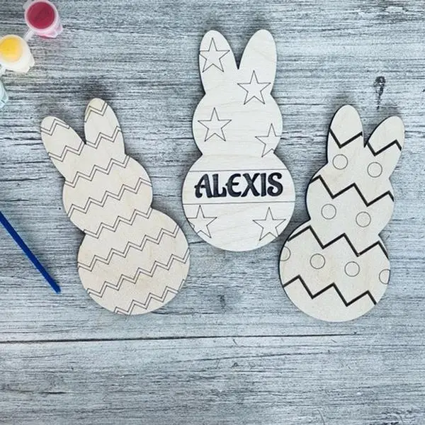 Paint Your Own Personalized Easter Bunny Kit | Kids Painting | Easter | Paint Set | DIY | Kids Coloring | Easter Bunny DIY Paint Kit