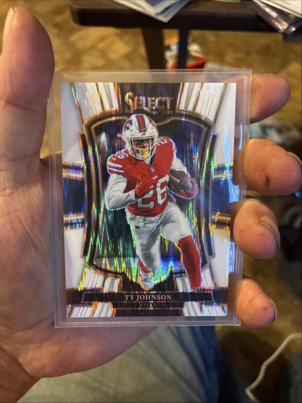 Panini 2025 Select Football Mega Box Featuring 10 Black & Green Prizm Shocks per Box 42 Total Cards NFLPA Licensed