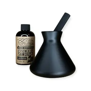 Oil Reed Diffuser Essence of Sawdust All Natural White Mineral Bergamot Cedar Pine Sandalwood Nature Outdoors Aroma Bottle Aroma Bottle Aroma Bottle