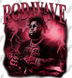 Artist Prints, rod wave , DTF , Custom transfers Ornaments Photo