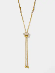 Sphere Bolo Necklace - Gold - Necklaces for Women - Tarnish Free Jewelry - Western Necklace - Cowgirl Jewelry - Western Jewelry