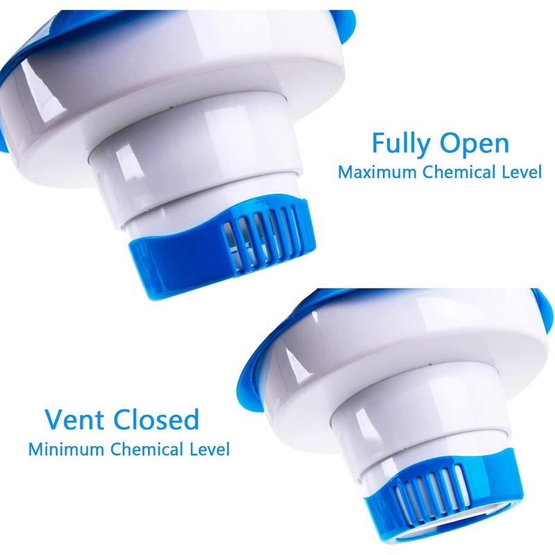 2 count Pool Chlorine Floater for 4 count 3" CHL orine Tablets, 7" Collapsible Chlorine Floater, Optimal Pool Chlorinator