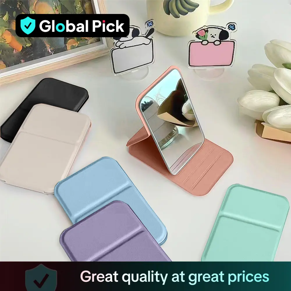Portable Foldable Makeup Mirror, Adjustable Mini Mirror, Foldable Mirror for Dormitory & Office, Makeup Tools for Women & Girls