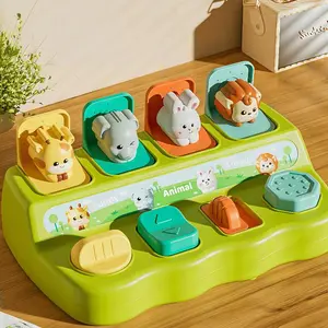 Montessori Interactive Pop-Up Toy Box Multi Activity Playset for Babies & Toddlers, Enhances Logical Skills, Perfect Gift for Boys & Girls