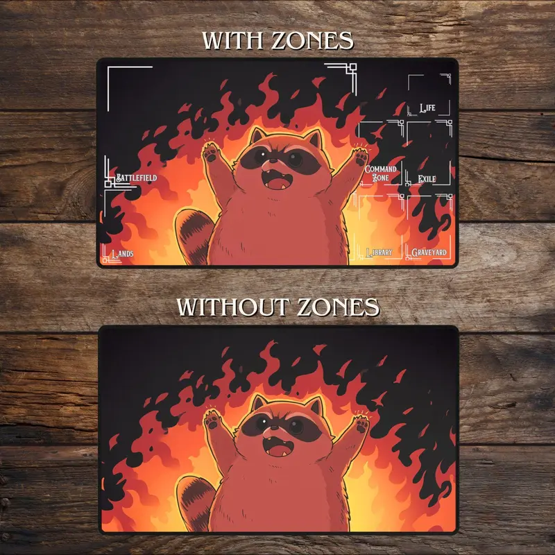 Trash Panda Playmat for MTG - Funny MTG Playmat, Playmat With