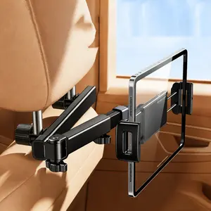 UFORU Adjustable Extension Arm Car Headrest Tablet Stand - 3-in-1 Universal Mount Fits 4.7-12.9" Tablets & Phones, Must-Have Car Interior Accessory for Family Road Trips & Back Seat Entertainment#SummerWins	#DFYD