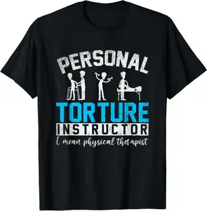 Cotton Graphic Tees Streetwear Gifts Funny DPT Physical Therapist Gift PTA Physical Therapy T-Shirt