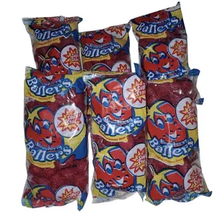 STRAW BERRY RED BALLERS Snack Strawberry Crunchy Crispy Sweet
