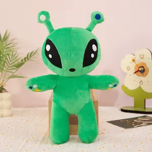 Green Alien Plush Toys Cute Big Eyes And Long Ears Soft Stuffed Animal Plush Special Companion Gift for Kids and Decorate Rooms